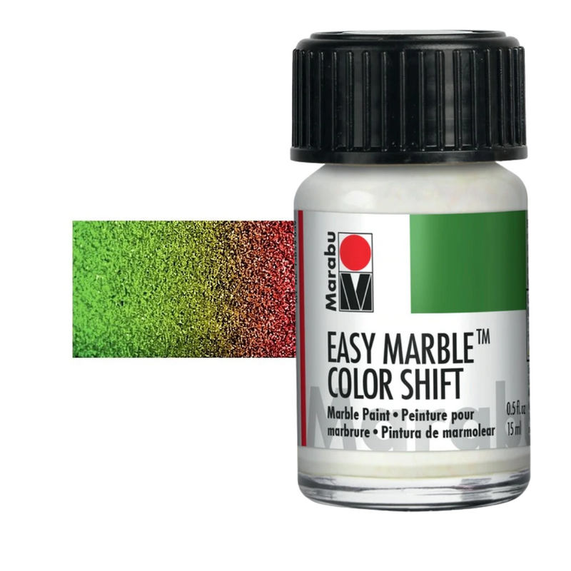 Easy Marble Paints | 729 Metallic Green-Red-Gold