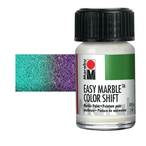 Easy Marble Paints | 730 Metallic Teal-Silver-PurpleRed