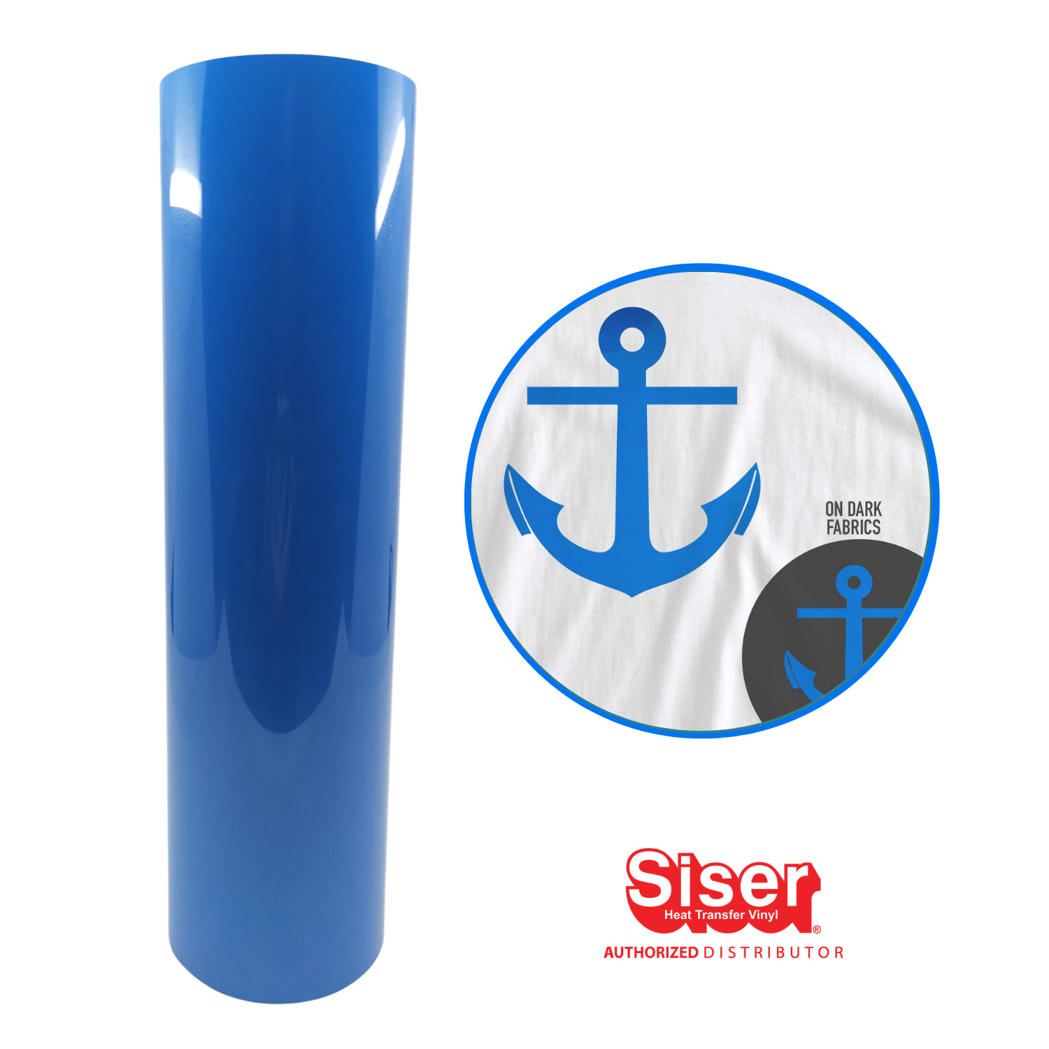 Siser EasyWeed Vinil Textil Térmico  | Azul Neón | Neon Blue | Ancho 12"