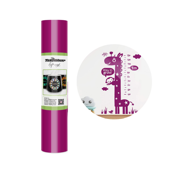 Vinil Adhesivo | Permanente | Glossy Plum Purple | Ancho 12"